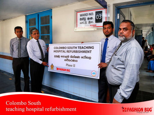 Fashion Bug completed the refurbishment of the Kalubowila Teaching Hospital Ward