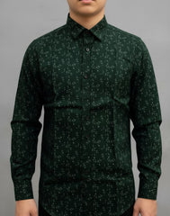 MENS LONG SLEEVE PRINTED SHIRT