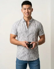 JOBBS SHORT SLEEVE PRINTED SHIRT