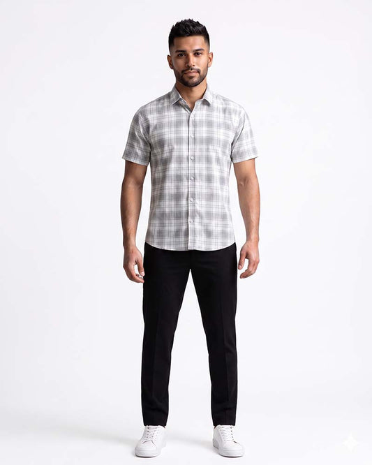 JOBBS SHORT SLEEVE CHECK SHIRT