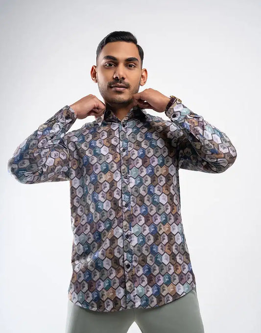 JOBBS  PRINTED SHIRT