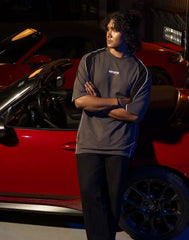 JOBBS GRAPHIC PRINTED OVERSIZED T - SHIRT