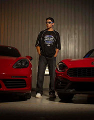 JOBBS GRAPHIC PRINTED OVERSIZED T - SHIRT