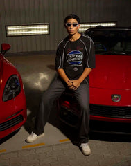 JOBBS GRAPHIC PRINTED OVERSIZED T - SHIRT