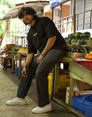 JOBBS GRAPHIC PRINTED OVERSIZED T-SHIRT