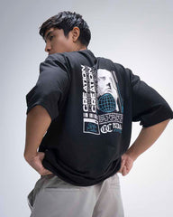 SAVAGE OVERSIZED GRAPHIC T - SHIRT