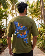 AMAZING LANKA GRAPHIC PRINTED OVERSIZED T - SHIRT