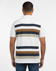 BIGG BOSS STRIPED POLO T - SHIRT