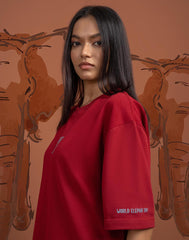 AMAZING LANKA CREW NECK TYPO GRAPHIC T - SHIRT