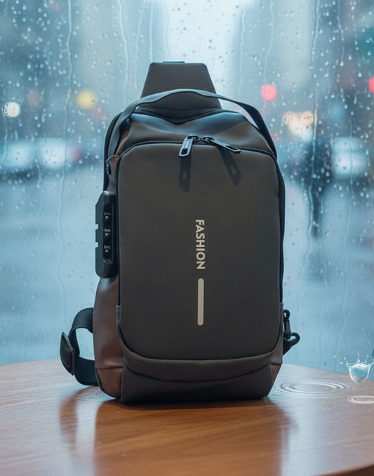 Multifunction Sling Bag, USB Charging Sport Sling Anti-Theft Shoulder Bags