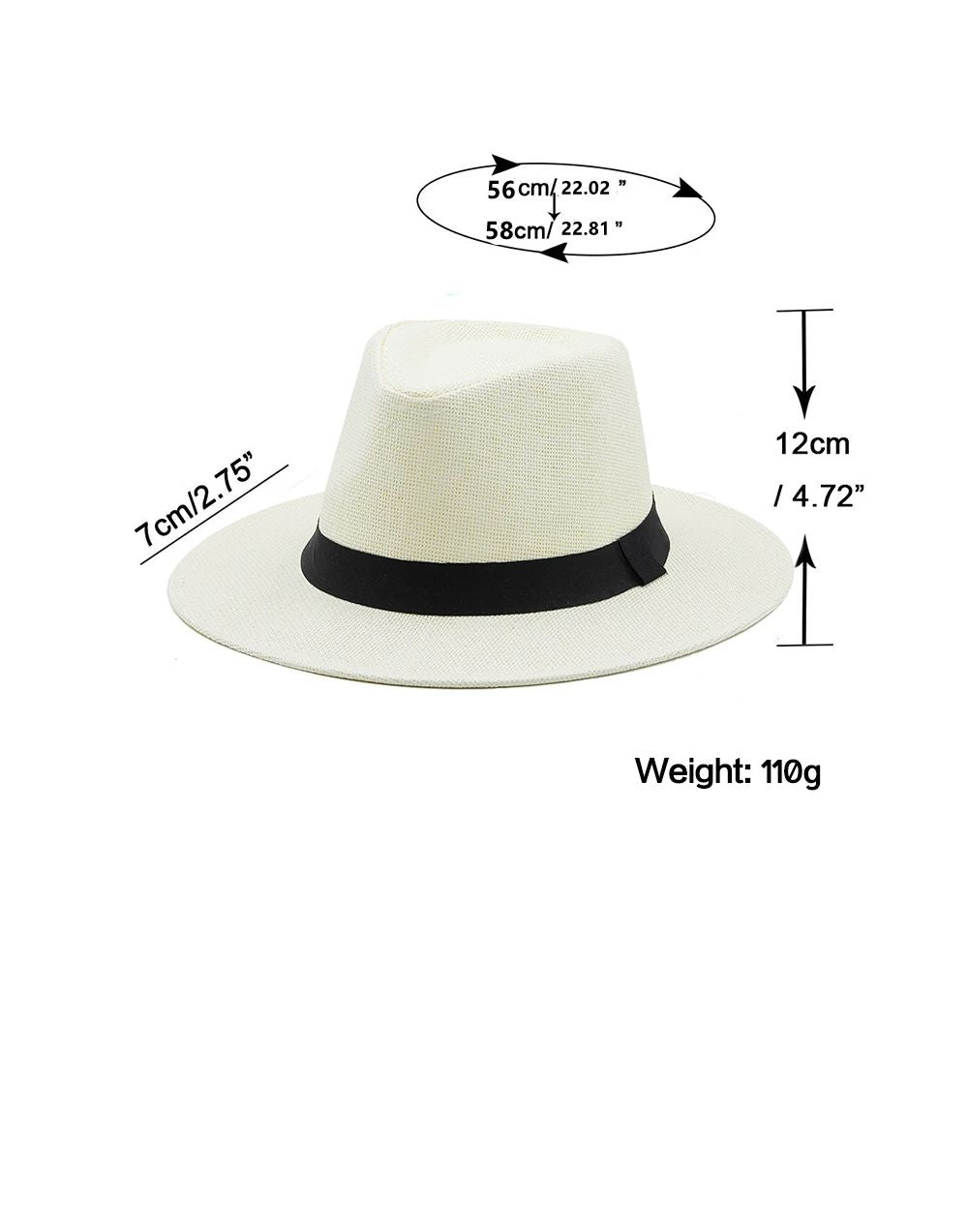 0204600002-Size Chart_Unisex Hat_Fashion Bug Sri Lanka