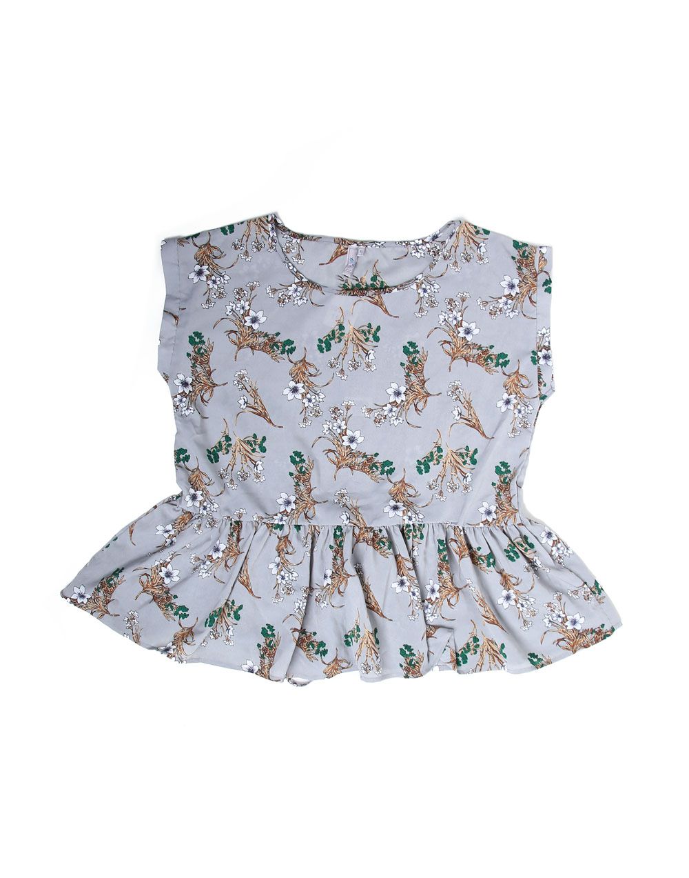 0300914560GRY_Ladies Blouse Fashion Bug Sri Lanka