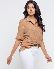 0300916051BRN (2)_Ladies_Blouse_Fashion Bug Sri Lanka