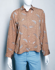 0300916051BRN_Ladies_Blouse_Fashion Bug Sri Lanka