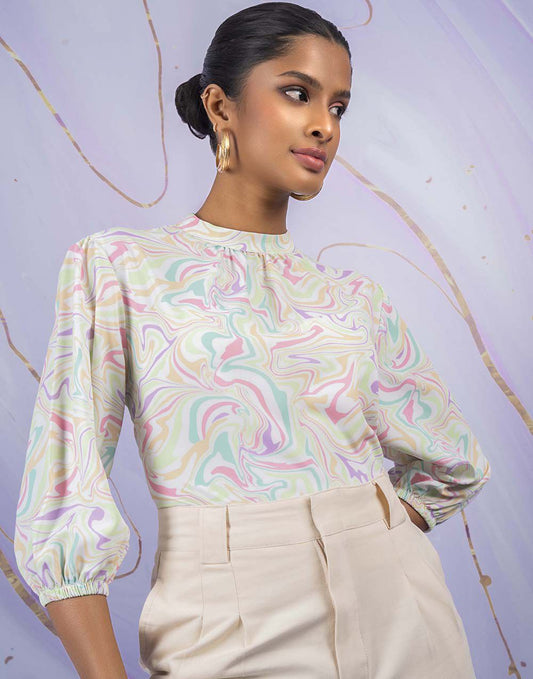 0300917400GRN-001 (2)_Ladies Blouse_Fashion Bug Sri Lanka