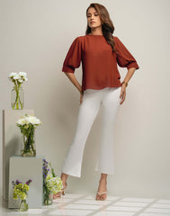 AMANI MIDI SLEEVE TOP