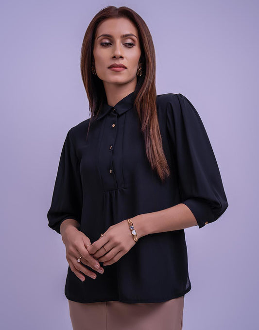 AMANI MIDI SLEEVE FORMAL TOP