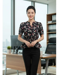 GIVO CASUAL PRINTED BLOUSE