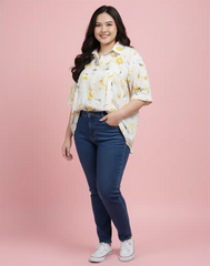 PLUS FLORAL PRINTED TOP