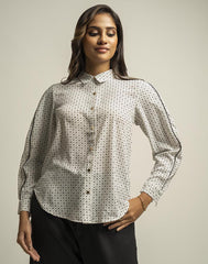 AMANI LONG SLEEVE PRINTED TOP
