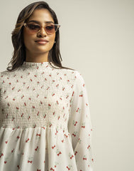 AMANI LONG SLEEVE PRINTED TOP