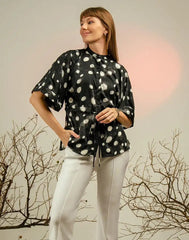 AMANI RELAXED FIT PRINTED TOP