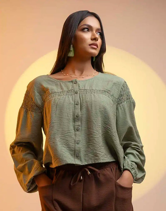 GIVO LONG SLEEVE TOP