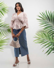GIVO PRINTED TOP