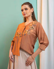 GIVO EMBROIDERED TOP