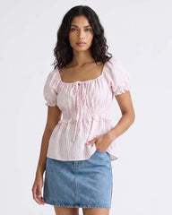 LADIES SHORT SLEEVE TOP