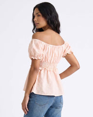 LADIES SHORT SLEEVE TOP