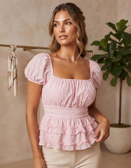 LADIES SHORT SLEEVE TOP