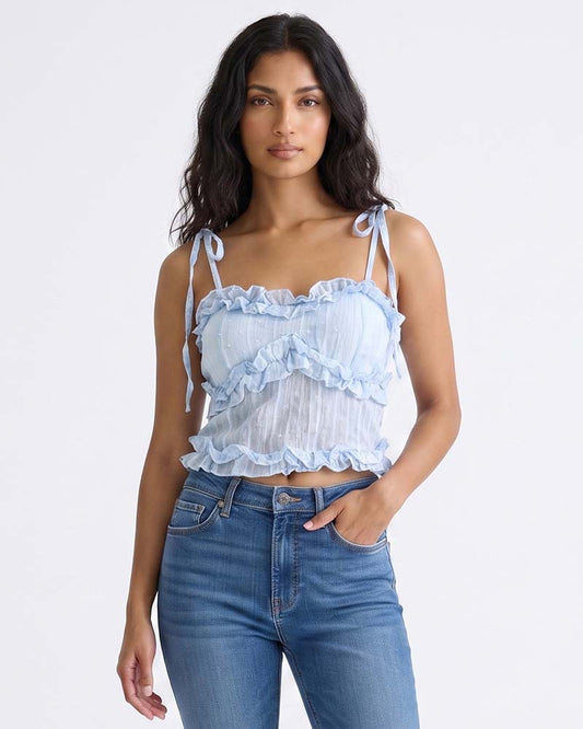 Ladies Sleeveless Blouse Top