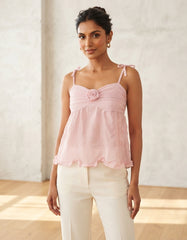LADIES SLEEVELESS CAMISOLE TOP