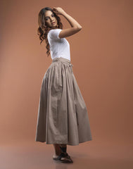 WOMEN' S PLAIN SKIRT