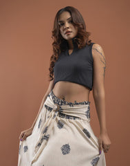 GIVO PRINTED SKIRT