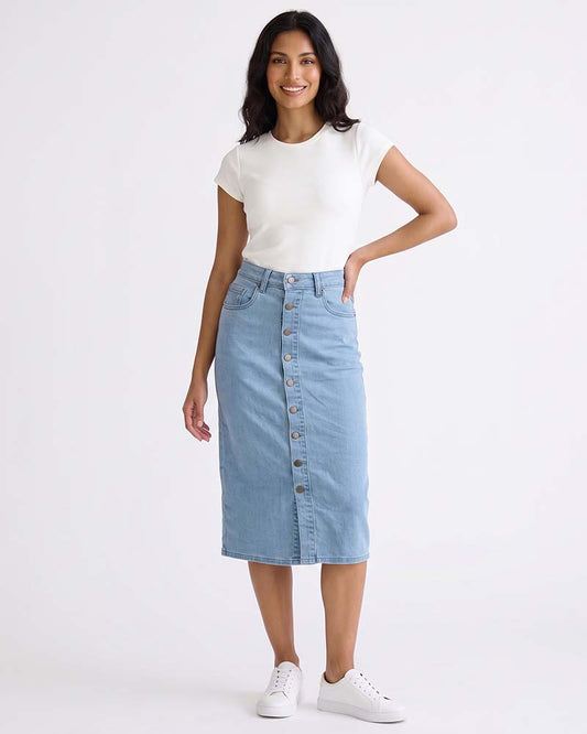 GIVO DENIM SKIRT