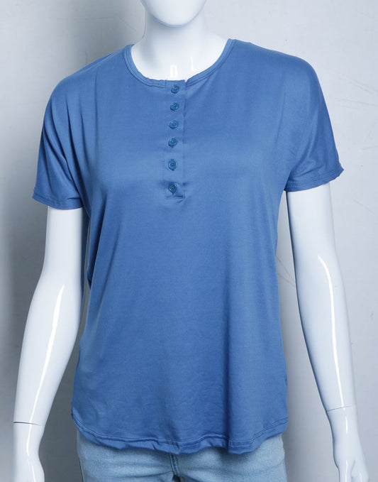 0307008493BLU_Ladies_T-Shirt_Fashion Bug Online Store