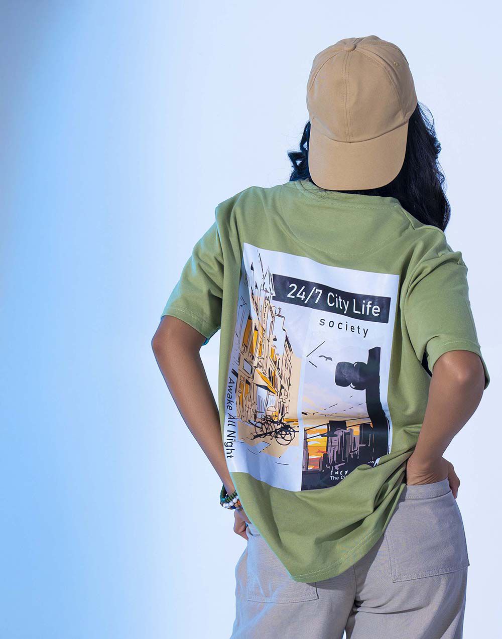 0307008877GRN (3)_Ladies T-Shirt Fashion Bug Sri Lanka