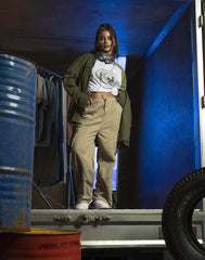 AMANI OVERSIZED GRAPHIC PRINTED T - SHIRT