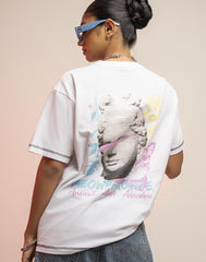 A .   OVERSIZED PRINTED T - SHIRT