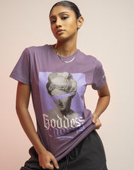 A . PRINTED T - SHIRT