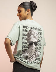 A .   OVERSIZED PRINTED T - SHIRT