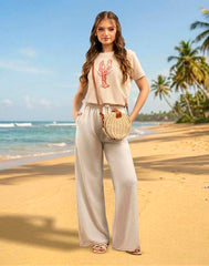 AMANI PRINTED T - SHIRT