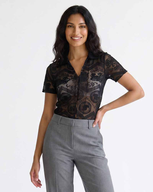 LADIES SHORT SLEEVE TOP