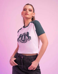 A . PRINTED T - SHIRT