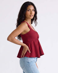 Ladies Sleeveless Casual Tank Top