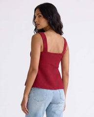 Ladies Sleeveless Casual Tank Top