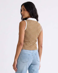 LADIES SLEEVELESS KNIT TANK TOP