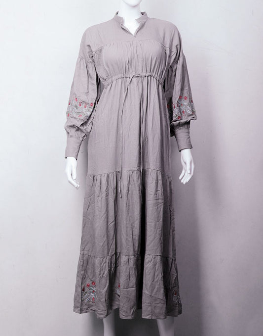 0310104797GRY_Ladies Dress_Fashion Bug Sri Lanka